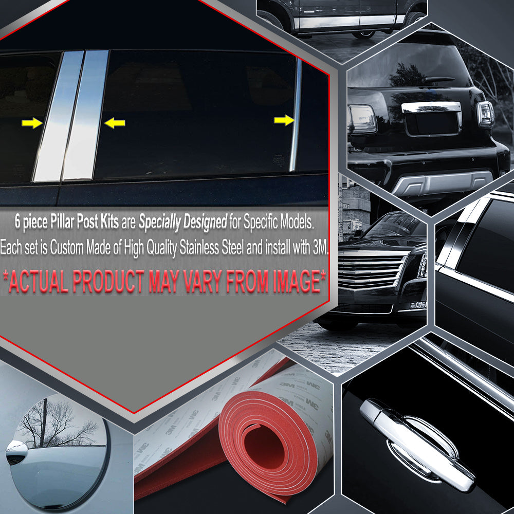 QAA (Quality Automotive Accessories), 6pcs Stainless Steel Pillar Post Trim02-04 Infiniti I35